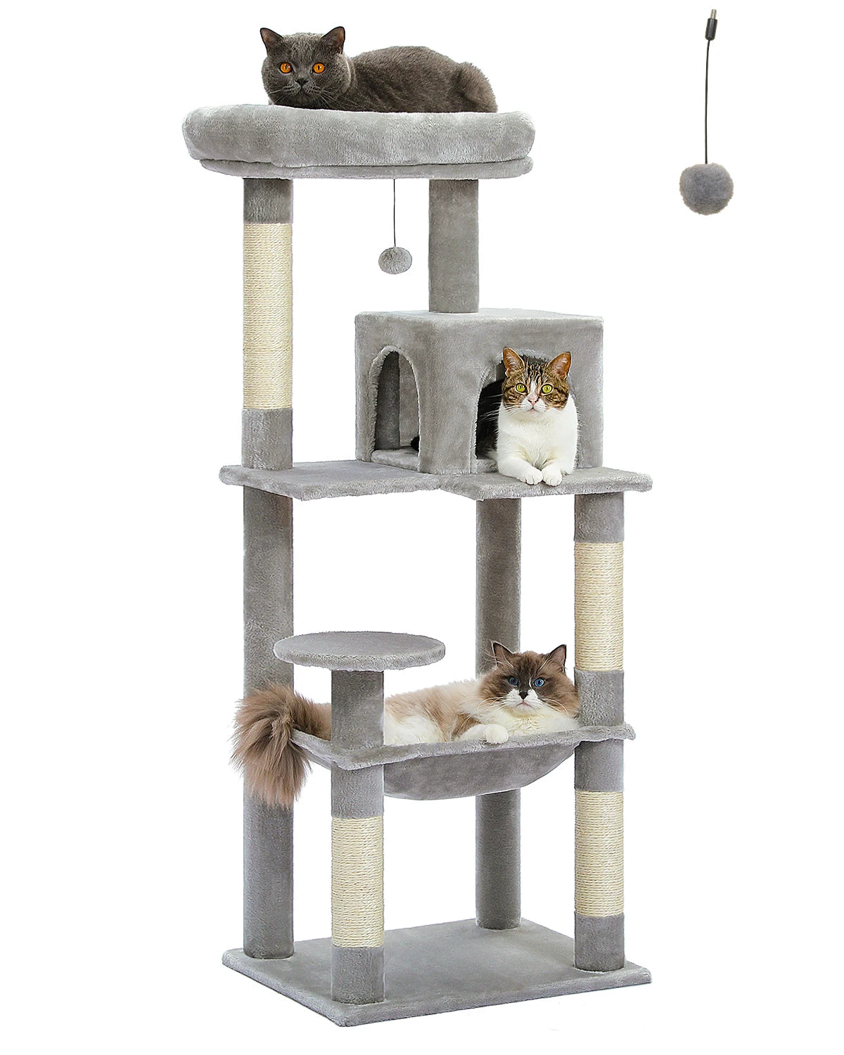 Cat Tower With Large Hammock