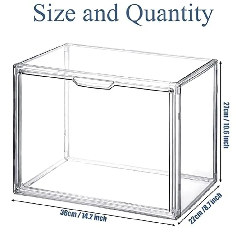 Clear Storages Magnetic Door Design