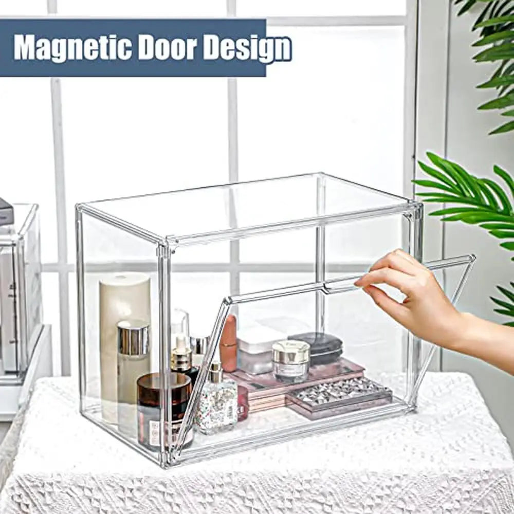 Clear Storages Magnetic Door Design