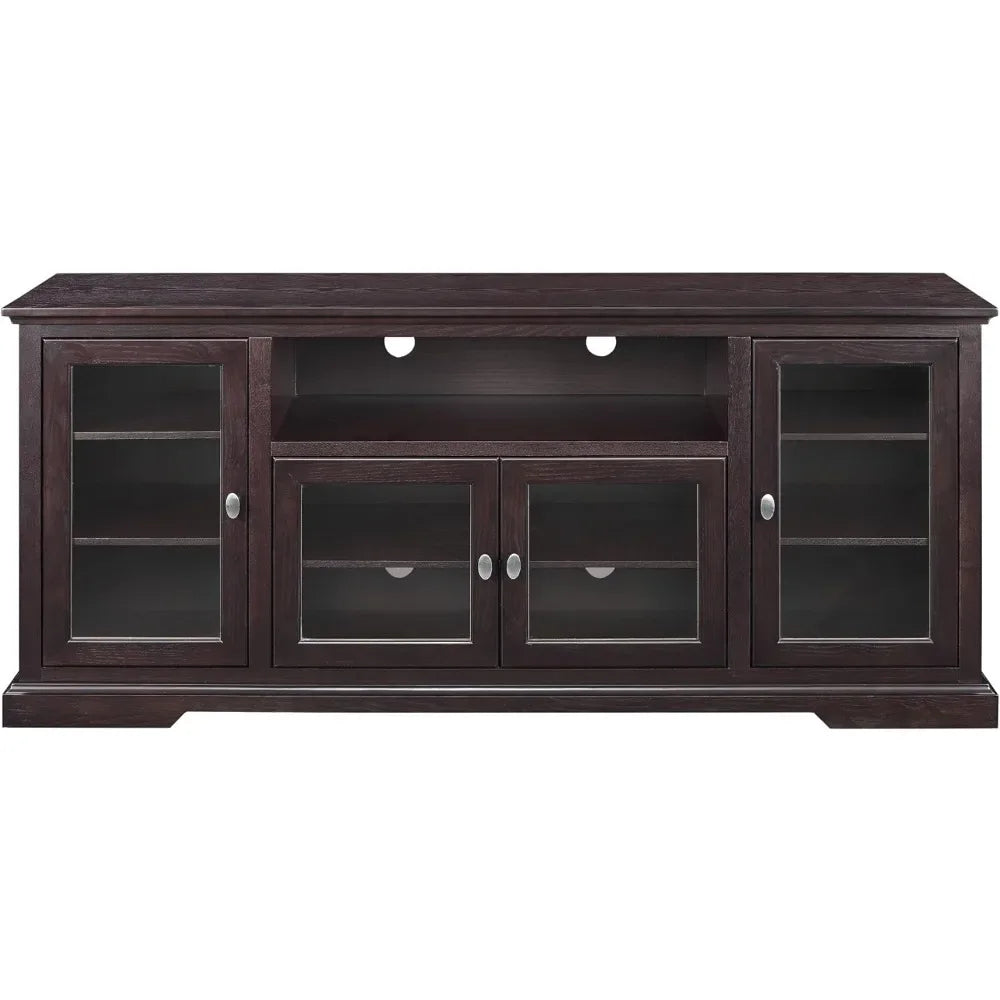 Classic Glass Door Storage TV Console