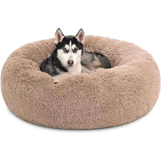 Faux Fur Dog Bed